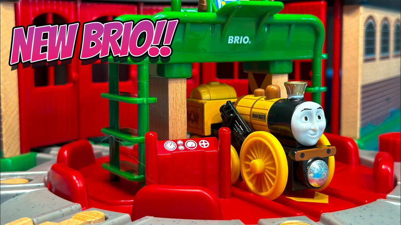 We Just Got a New BRIO Train Toy And It's Amazing