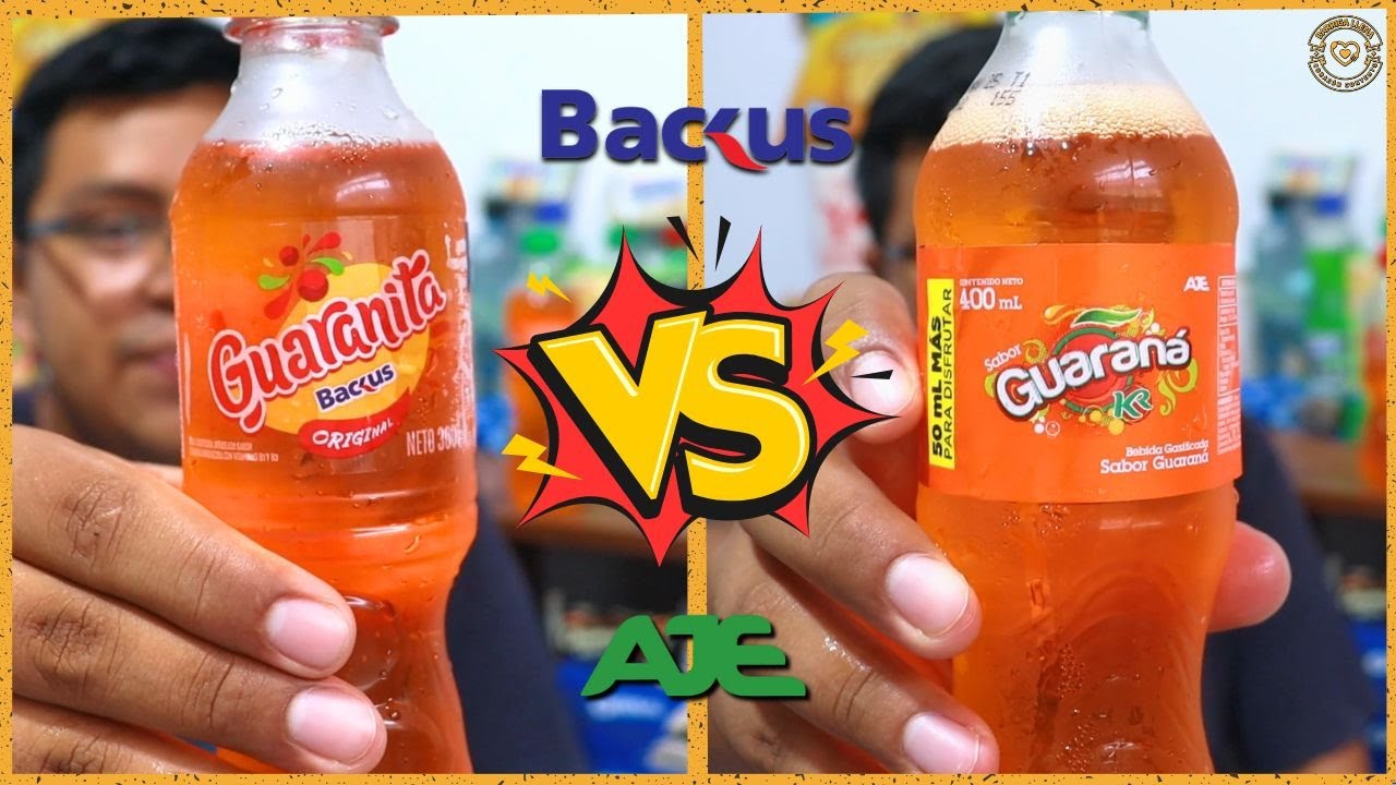 ¿Quién hace la MEJOR GASEOSA GUARANÁ? | Backus vs Aje KR