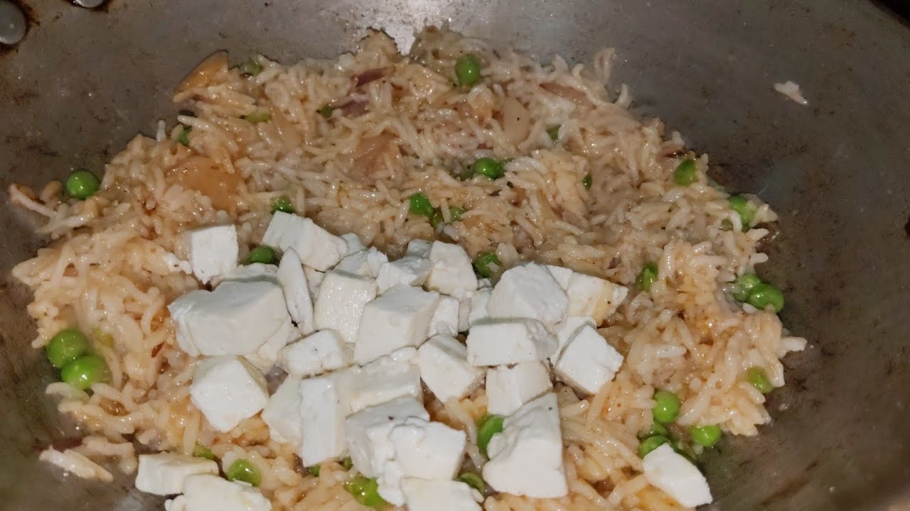 10 Minut Mein taiyar hone wale🫛 Matar paneer pulao ki recipe 😋🫛
