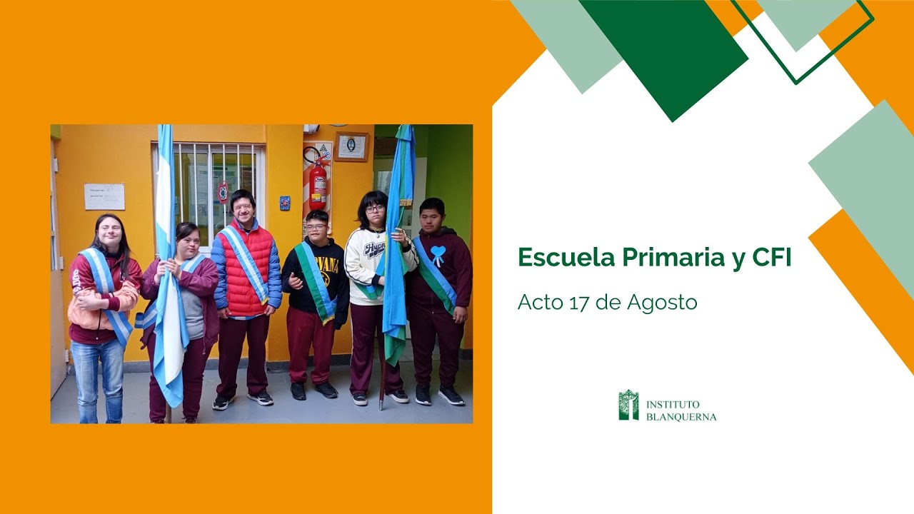 Escuela Primaria y CFI, Acto 17 de Agosto