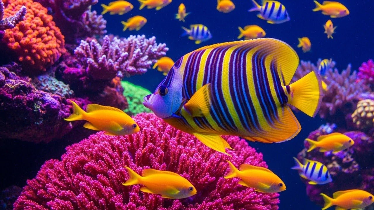 Gentle Underwater Sounds with Restful Sea Waves for Deep Relaxation
