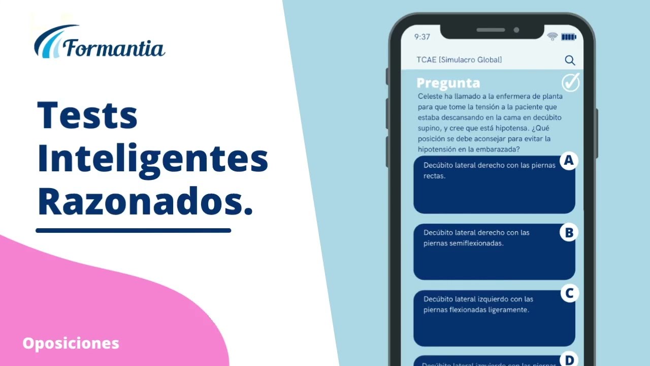 🟣 [TCAE] ✅ &iexcl;Ponte a prueba con Formantia! ➡️ Tests de Examen de Oposici&oacute;n ✅  [D&iacute;a 25-05-2022]