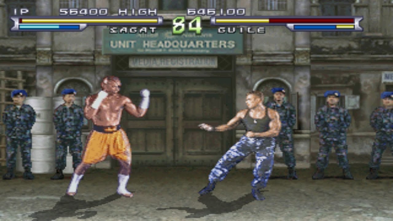 Street Fighter: The Movie [Saturn] - play as Sagat