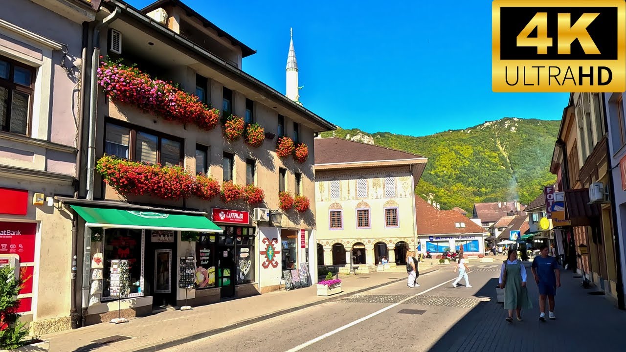 Travnik : Šetnja vezirskim gradom / Walking tour (4K)