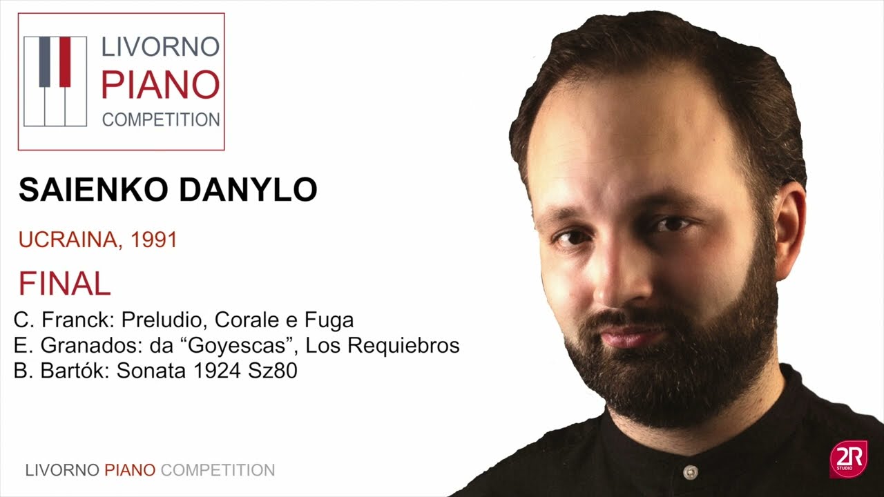 Danylo Saienko - Third Prize at Livorno Piano Competition 2023 - Final Round