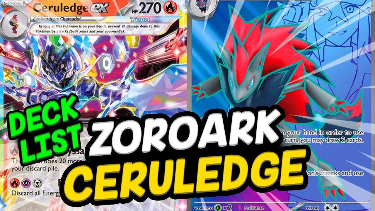 CERULEDGE x ZOROARK IS INSANE! (Pokemon TCG Deck Profile)