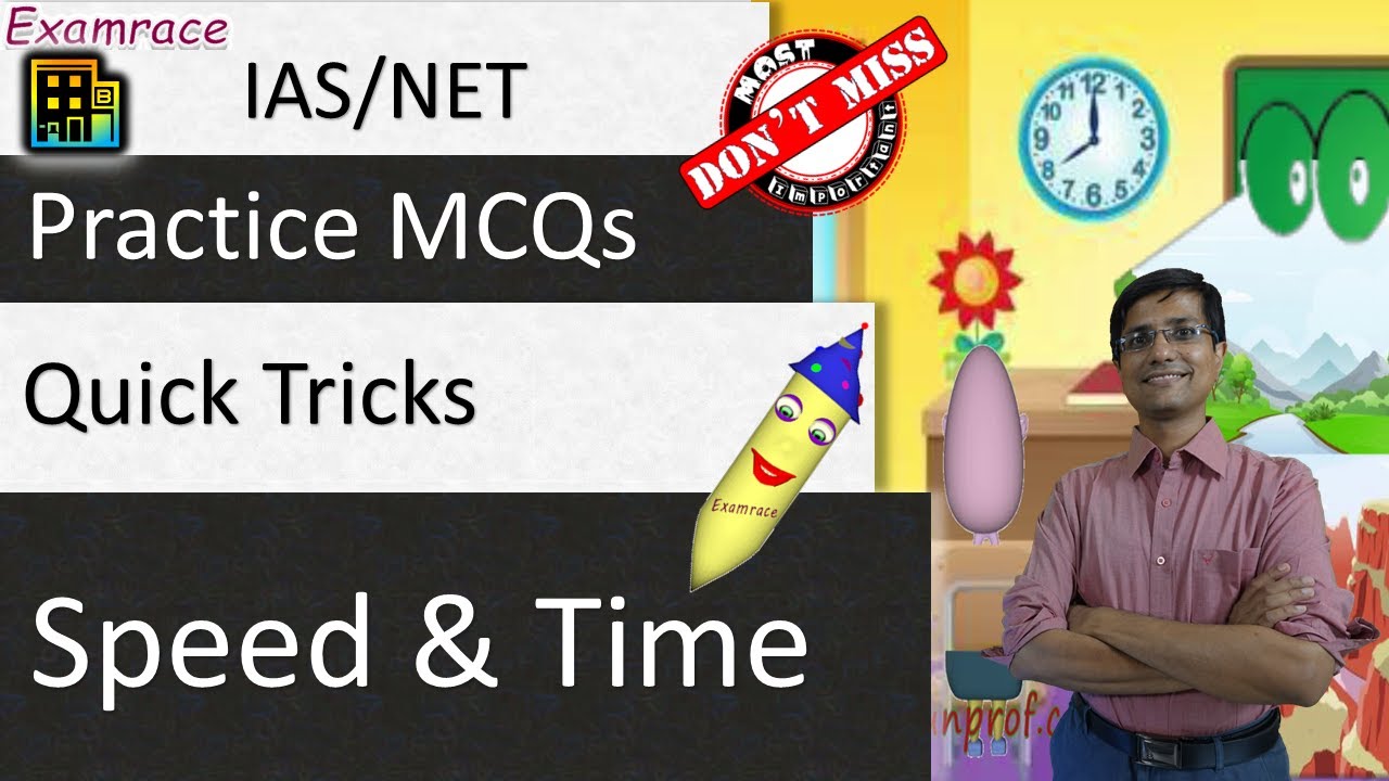 Speed and Time Problems (Testing Tuesdays) - IAS CSAT Paper 2/ NTA NET Paper 1/ SSC/ RRB/ IBPS