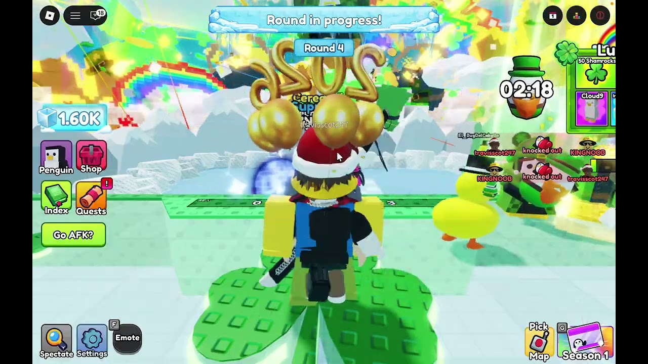 Playing Roblox