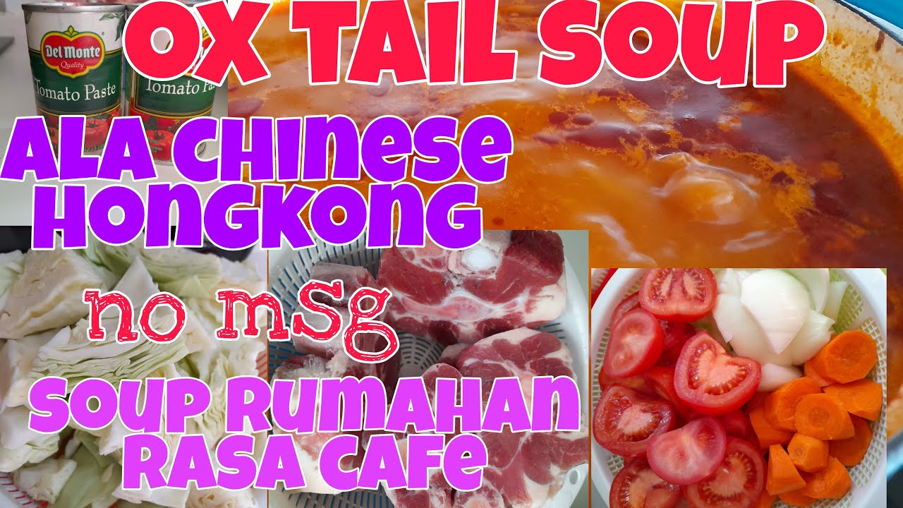 Oxtail soup⁉️soup hongkong ala chinese resep soup buntut‼️Ngau mei dong vlog tkw hongkong