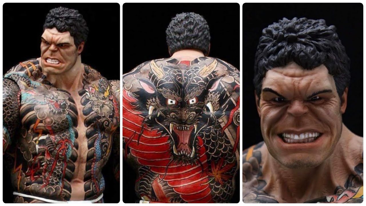 Yakuza Hulk 1:6 Scale Custom Figure by 100mada 💊💊💊💊