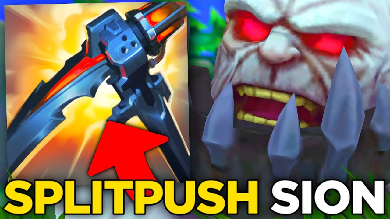 Sion pod niszczenie TURRETÓW jest totalnie OP w League of Legends