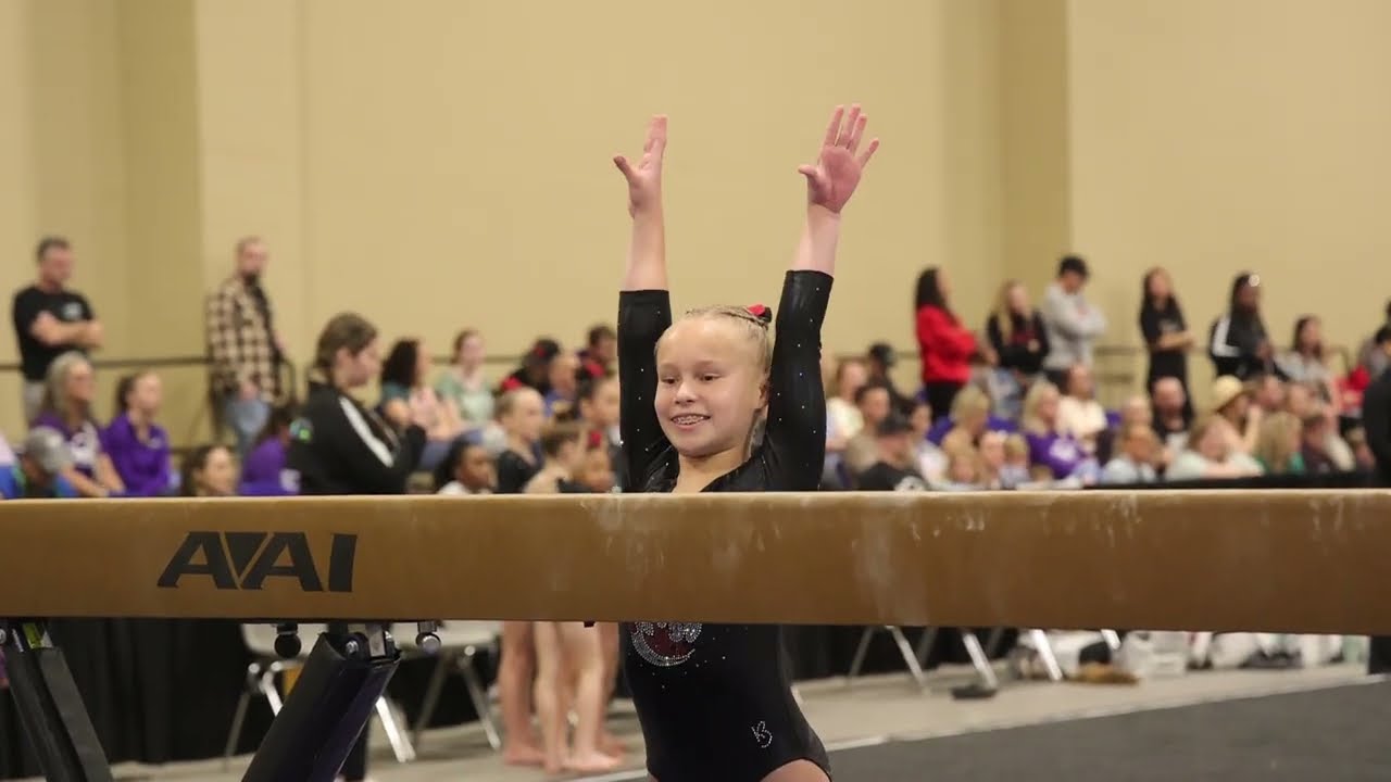 Hayden Dames 4th Beam 9.45 Charleston Cup 2026 Wildfire Gymnast Level 6