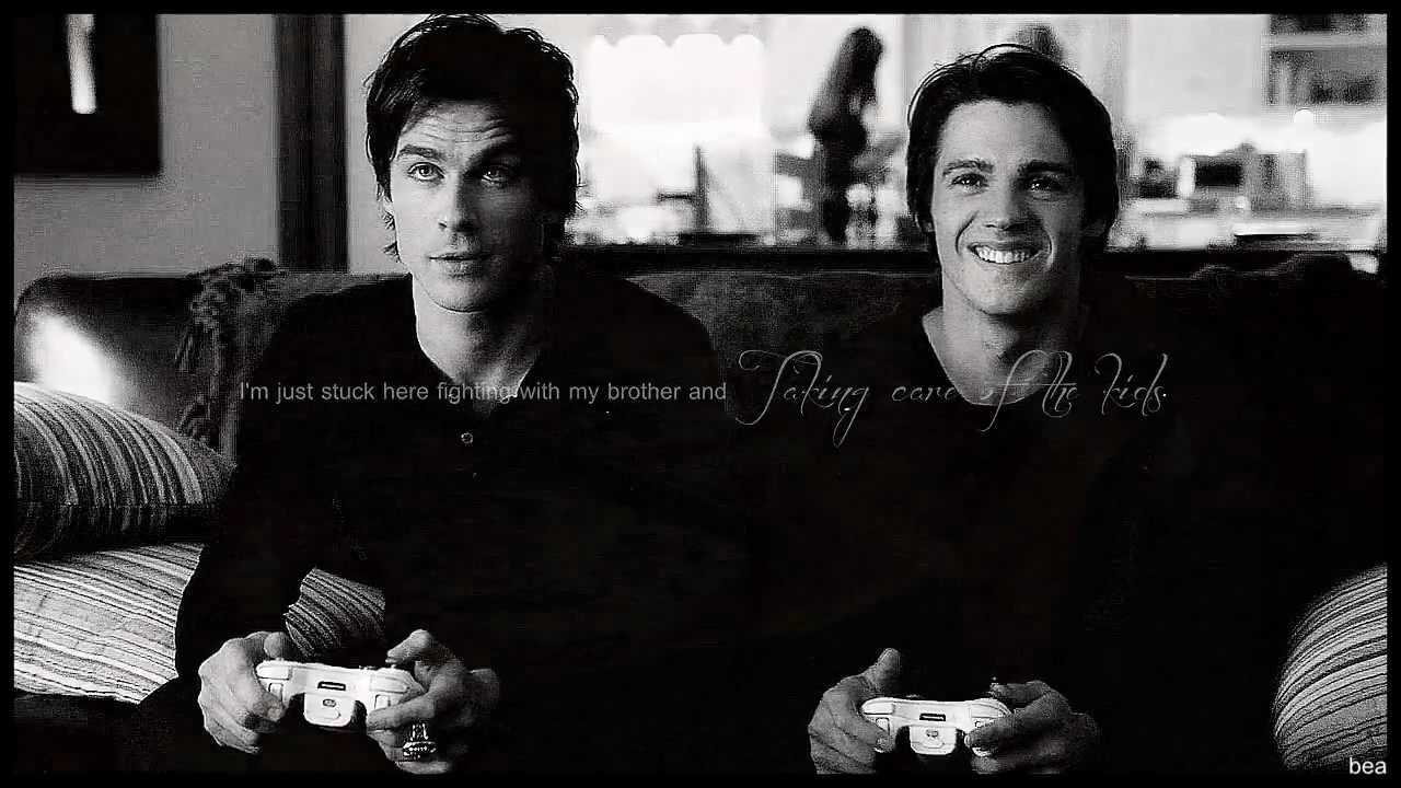 Damon/Jeremy/Elena | Angel Gabriel
