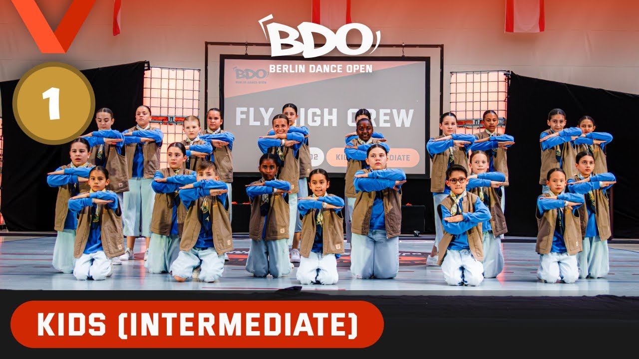 🥇 FLY HIGH CREW | 1st Place | Kids (Intermediate) | Berlin Dance Open | 2025