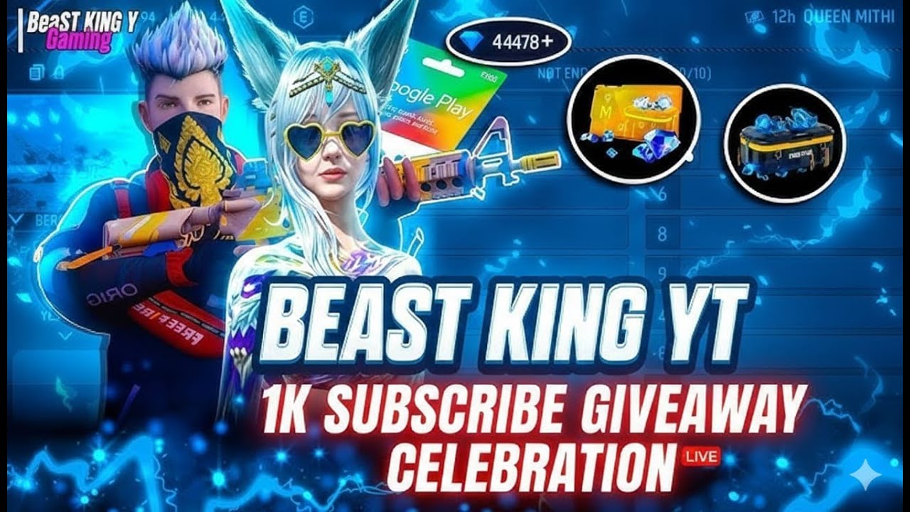 BEAST KING YT FF  LIVE NOW🥷||SUNDAY FUNDAY! WEEKL REDEEM CODES+CUSTOM ROOMS||FREE FIRE TAMIL LIVE💥