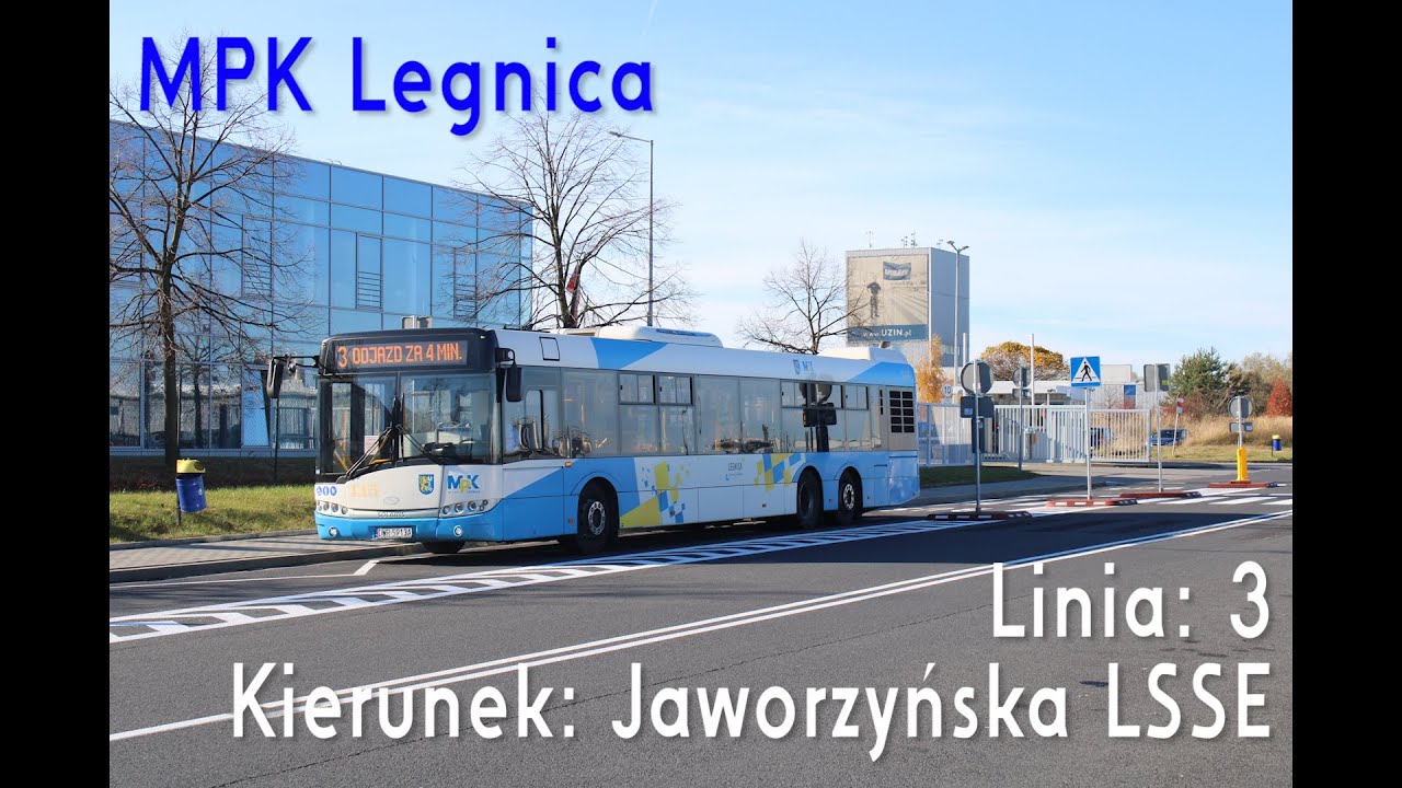 [🇵🇱PL] TIMELAPSE: MPK Legnica - Linia: [🚍3]