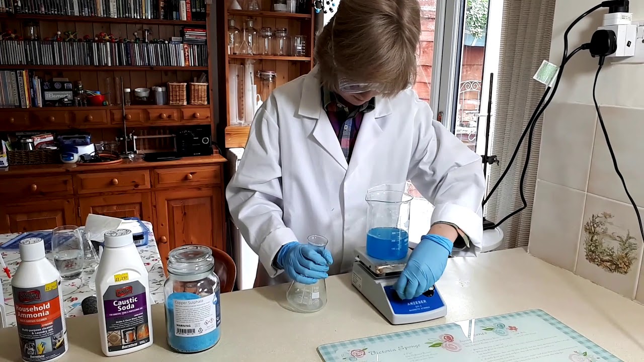 How to make Copper Hydroxide by Sebastian Carrington aged 11.The MueScientist!