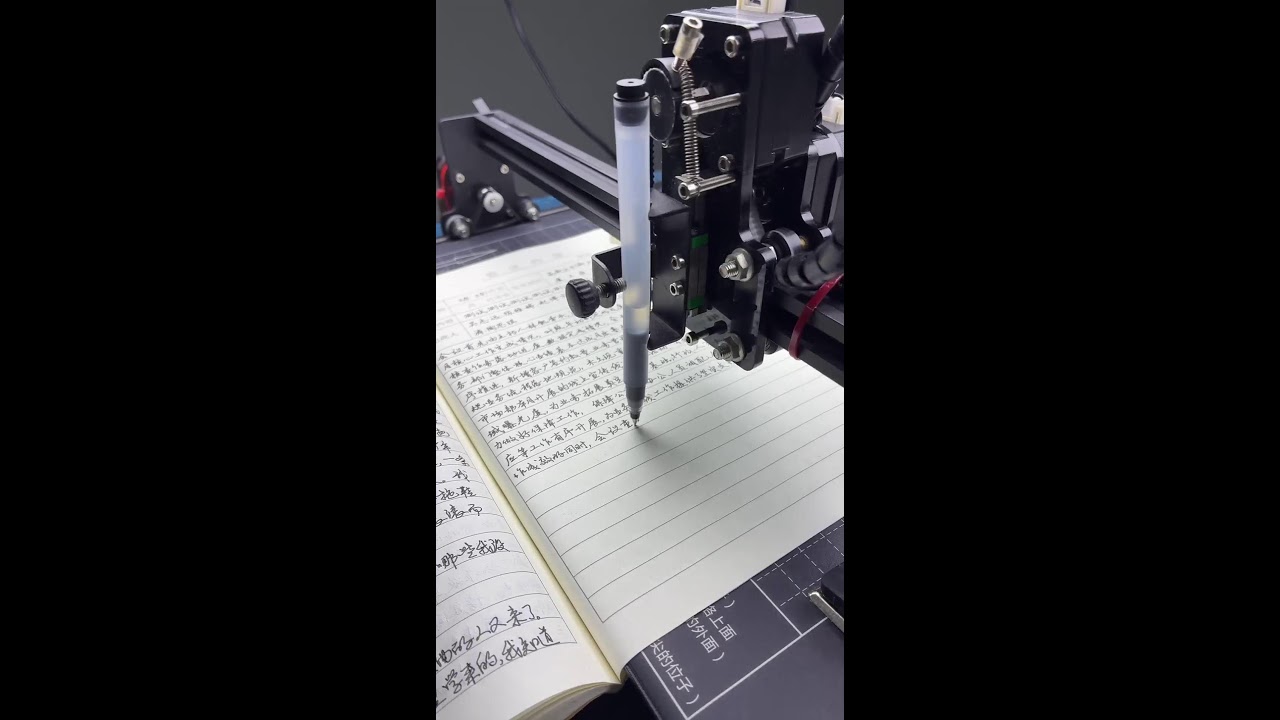 Live automatic writing pen function demonstration