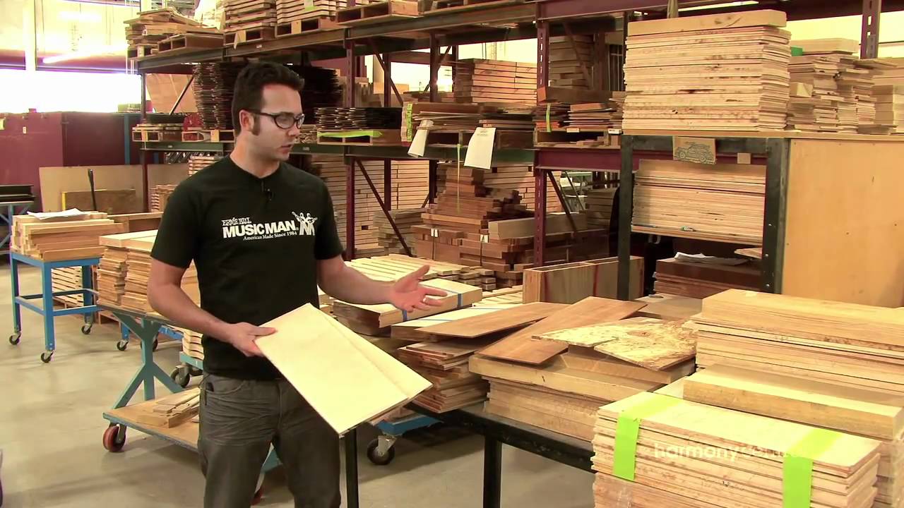Ernie Ball Music Man Factory Tour part 1