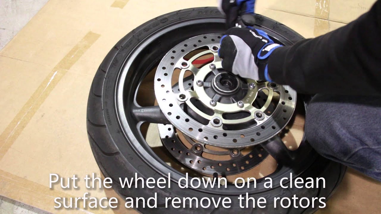 Honda CBR600 F4i Complete Brake Job PT1 - Front Pads and Rotors