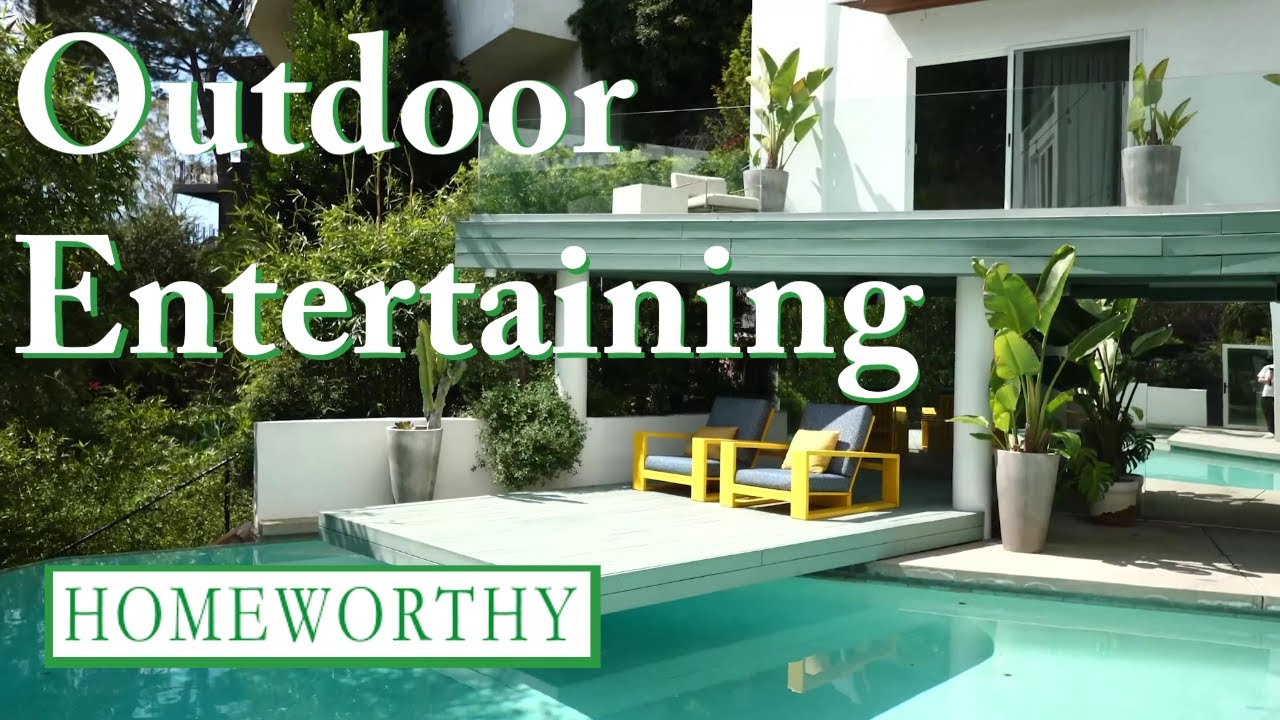 OUTDOOR ENTERTAINING | Layered Terraces, Pool Lounges, and Stunning Gardens