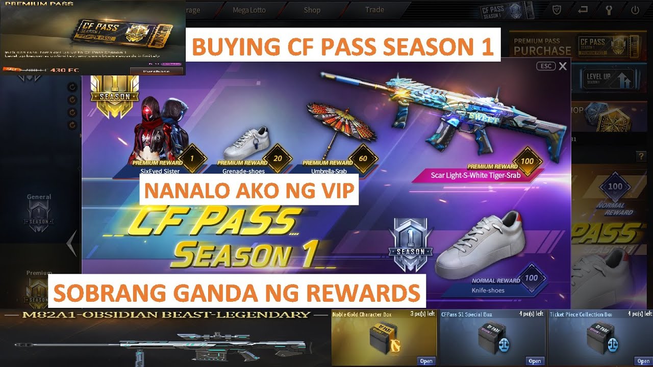 BUYING CF PASS SEASON 1 (SOBRANG GANDA NG REWARDS) CFPH
