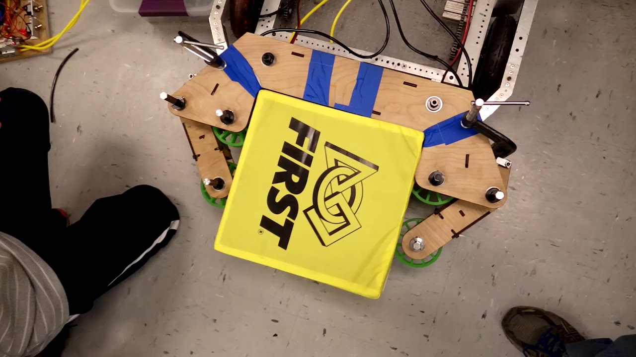 Triple Helix cube gripper prototype testing