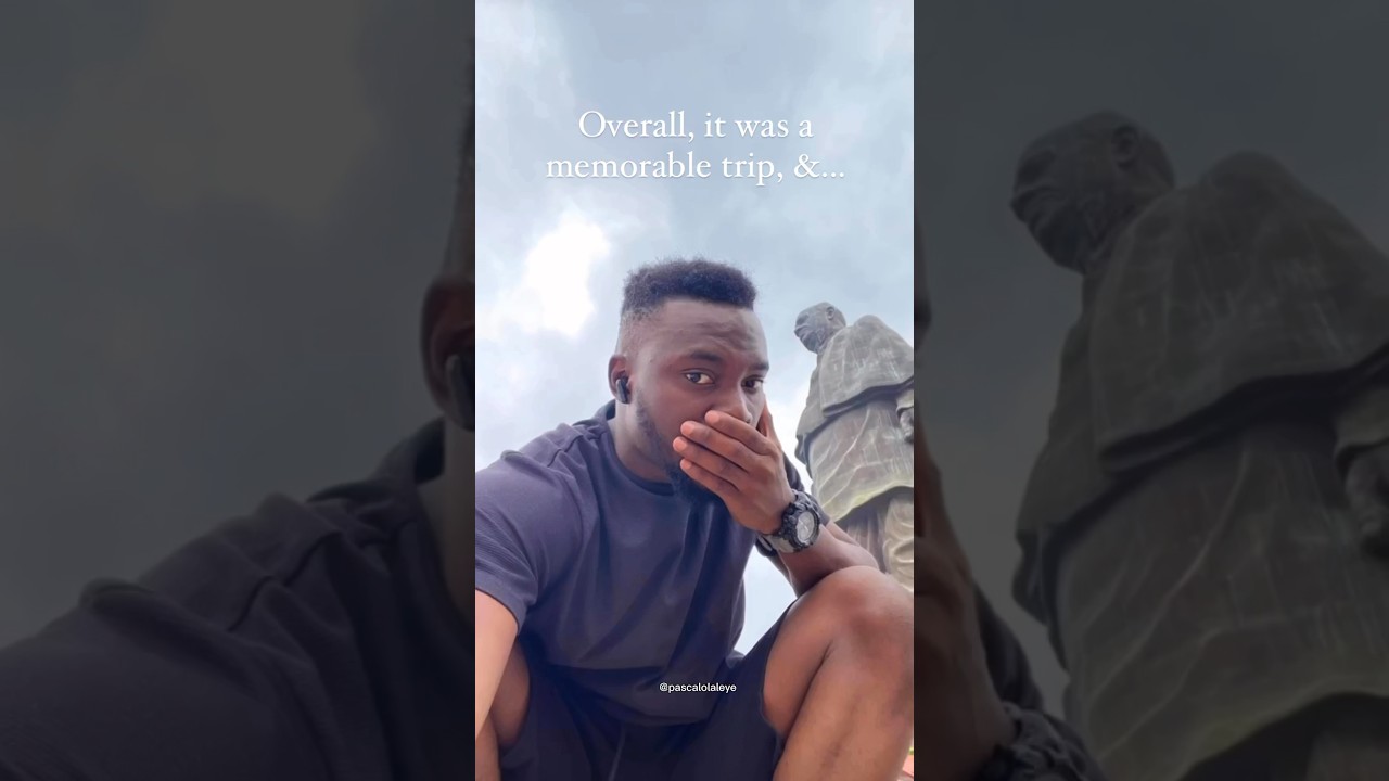 🗽😳 Foreigners finds the tallest statue in the world in India 🇳🇬🇨🇲🇮🇳 #india #shorts