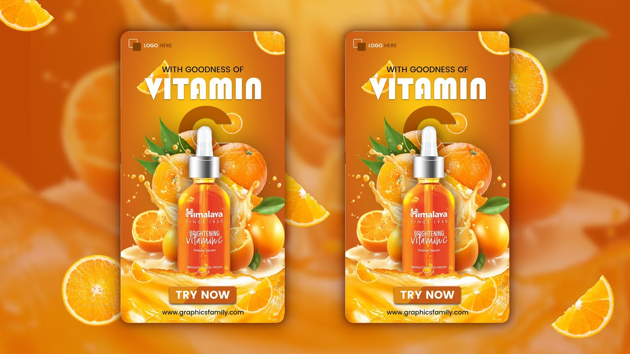 How to Design Serum Poster in Photoshop Product Advertisement Design Tutorial