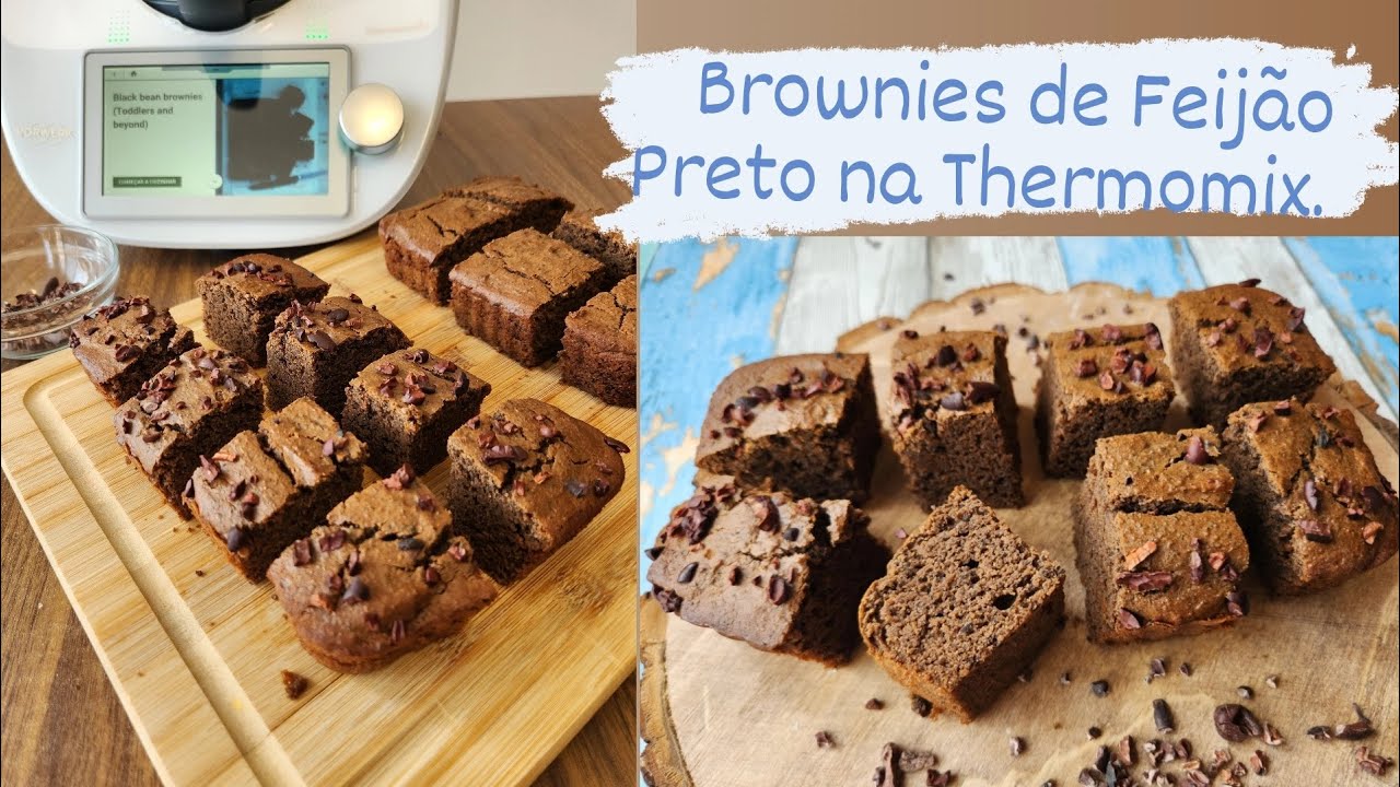 Brownies de Feijão Preto na Thermomix (Bimby)