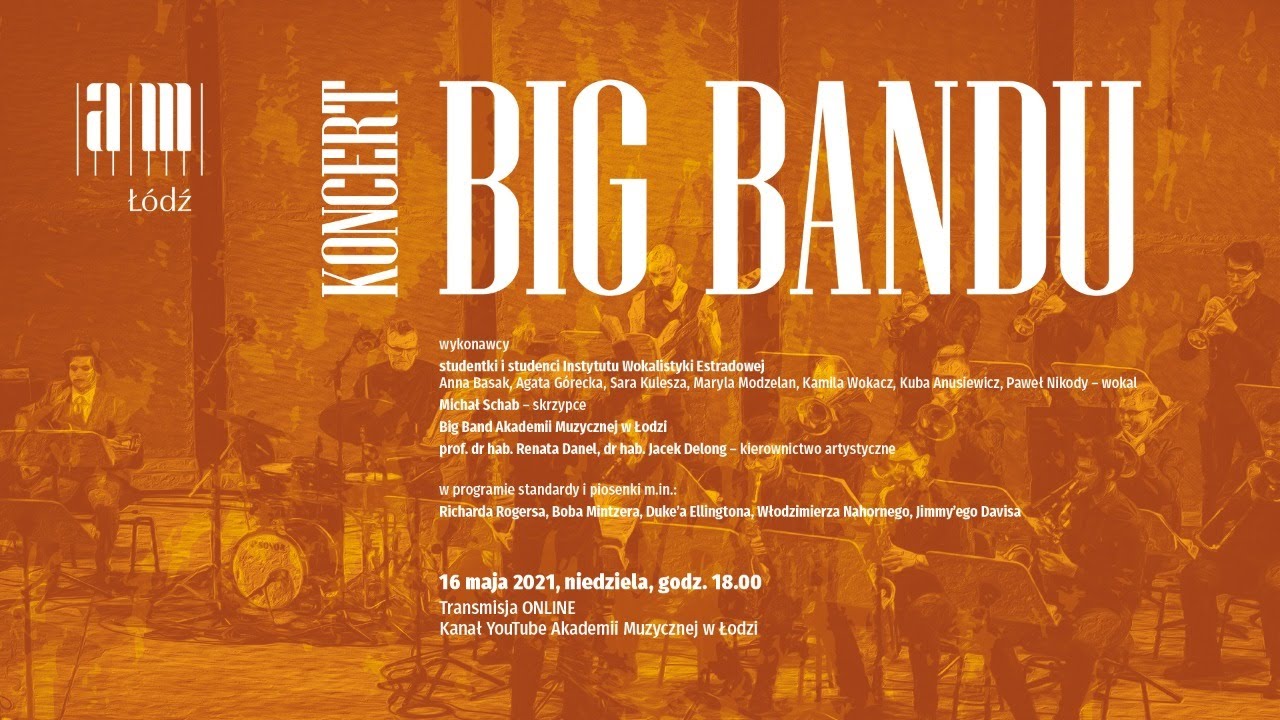 Koncert Big Bandu Akademii Muzycznej w Łodzi