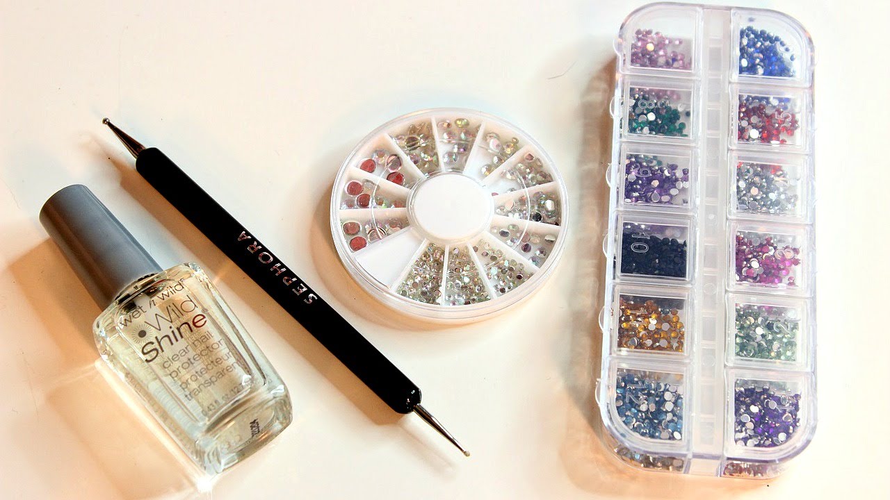 How To Apply Nail Jewels At Home! | Quick, Easy, & Affordable