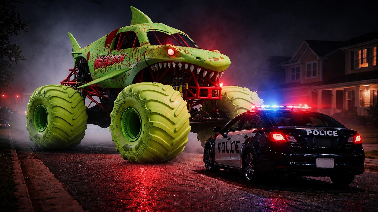 MONSTER TRUCK Mayhem on the Roads #029 in BeamNG.Drive