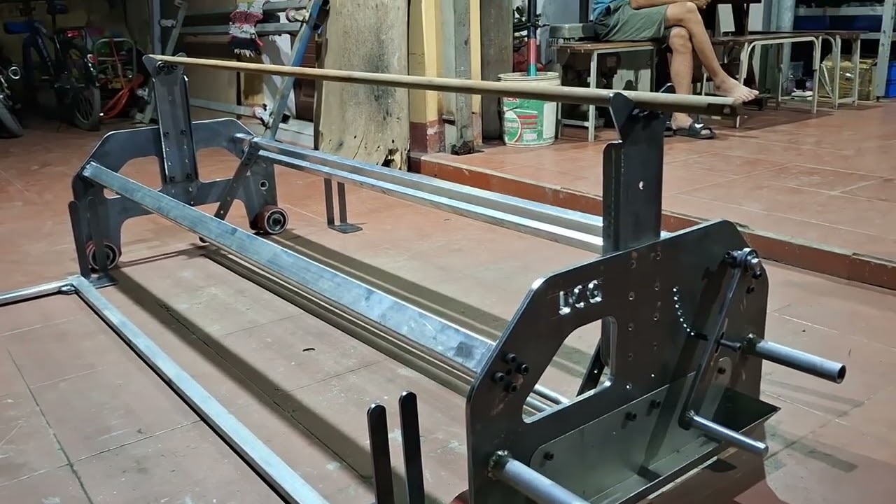 máy trải vải tự động bằng cơm . trải vải lật úp .p1
