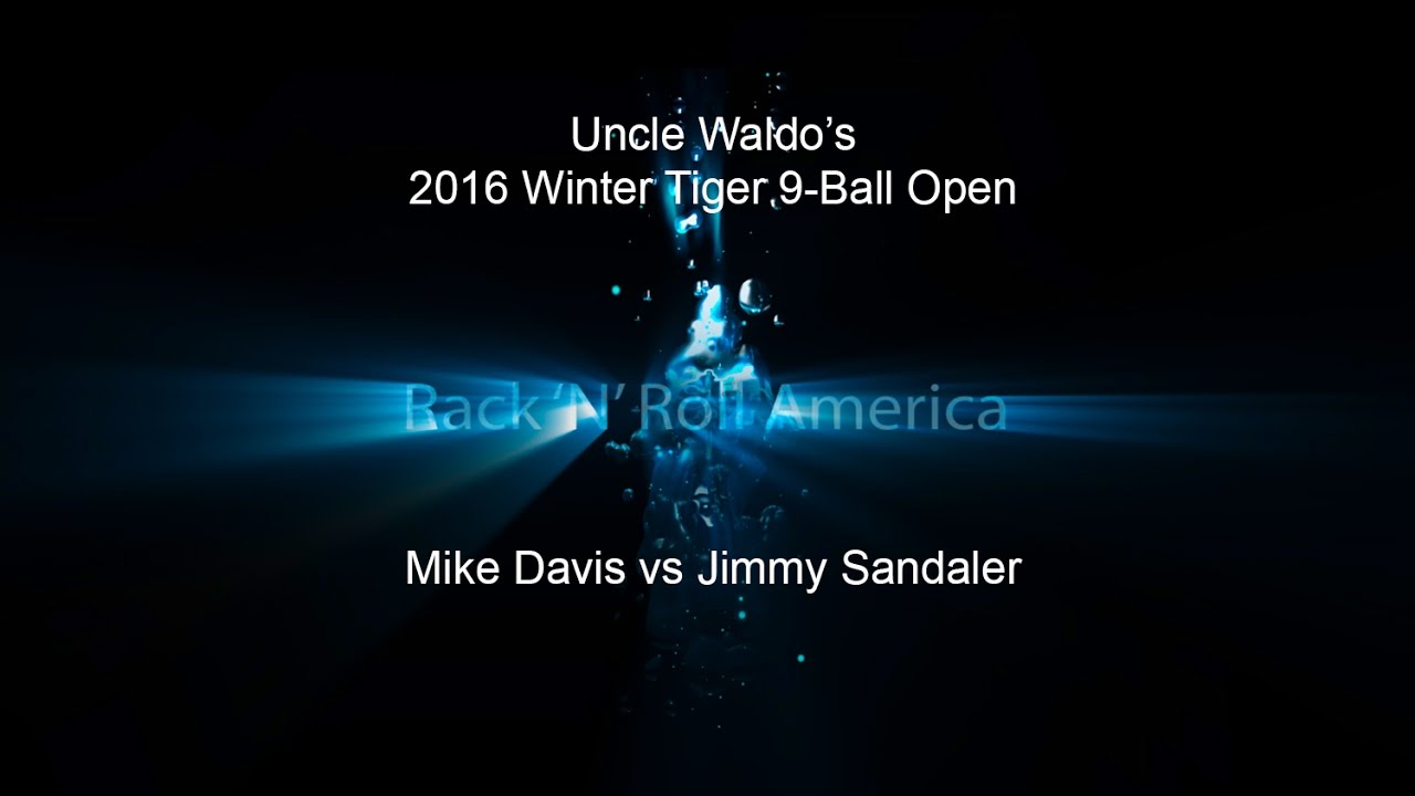 2016 Tiger Tour Winter 9 Ball Open Mike Davis vs Jimmy Sandaler