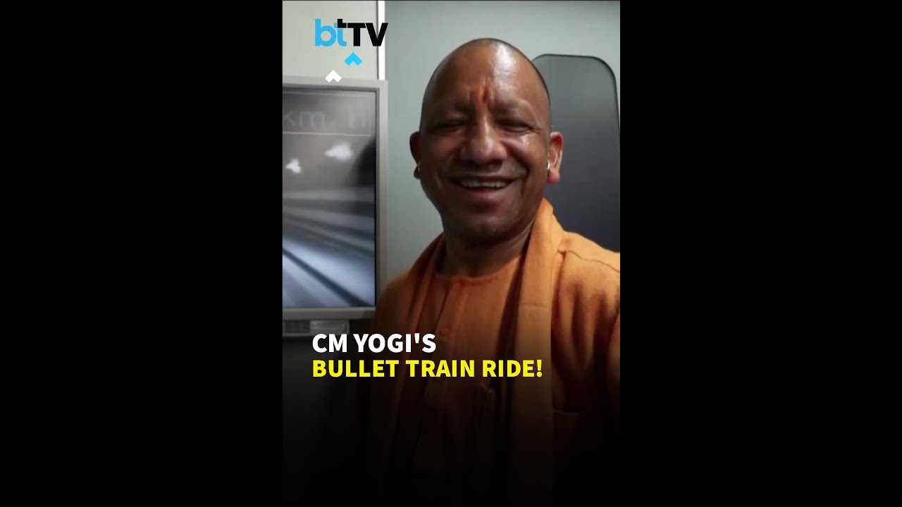 CM Yogi Adityanath Rides 500 Kmph Maglev Bullet Train In Japan&rsquo;s Yamanashi