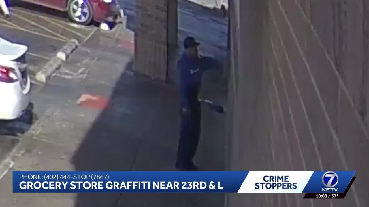 Crime Stoppers: Omaha police seek info on brazen graffiti artist