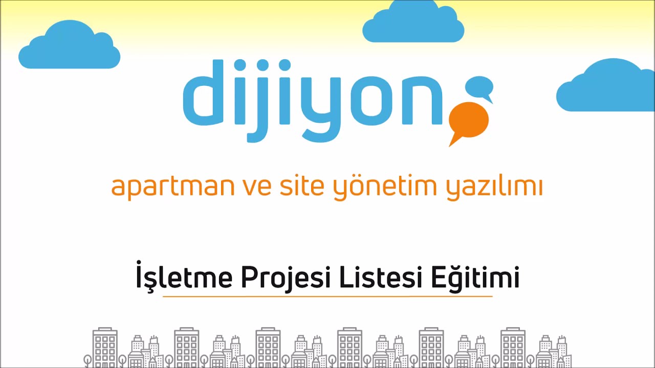 İşletme Porjei Listesi Dijiyon Apartman ve Site Yönetim Yazılım Programı