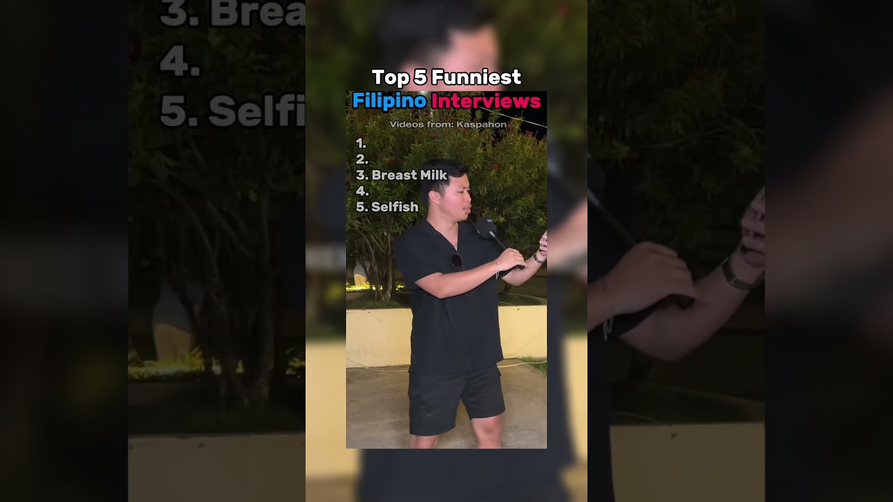 Top 5 Funniest Filipino Interviews 🇵🇭 😆