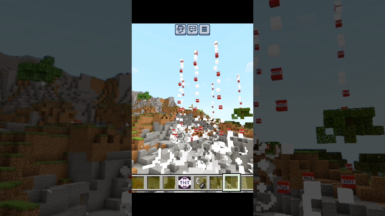 Rain Tnt #minecraft #shorts