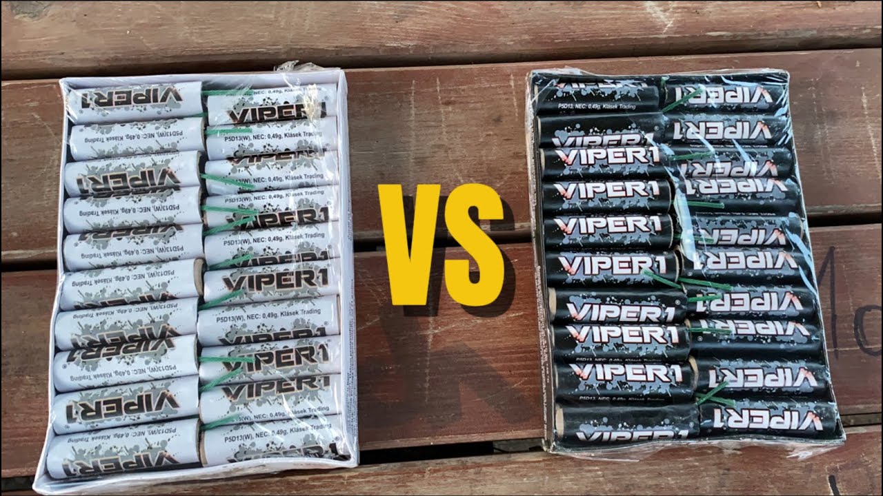 VIPER 1 BÍLE VS VIPER 1 ČERNÉ (JE TO STEJNÉ!?)