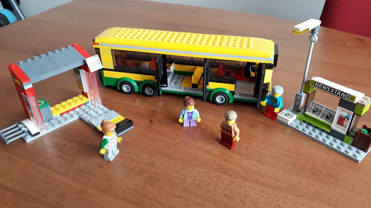 Конструктор LEGO City Town Автобусная остановка 60154 Лего Сити Новинка
