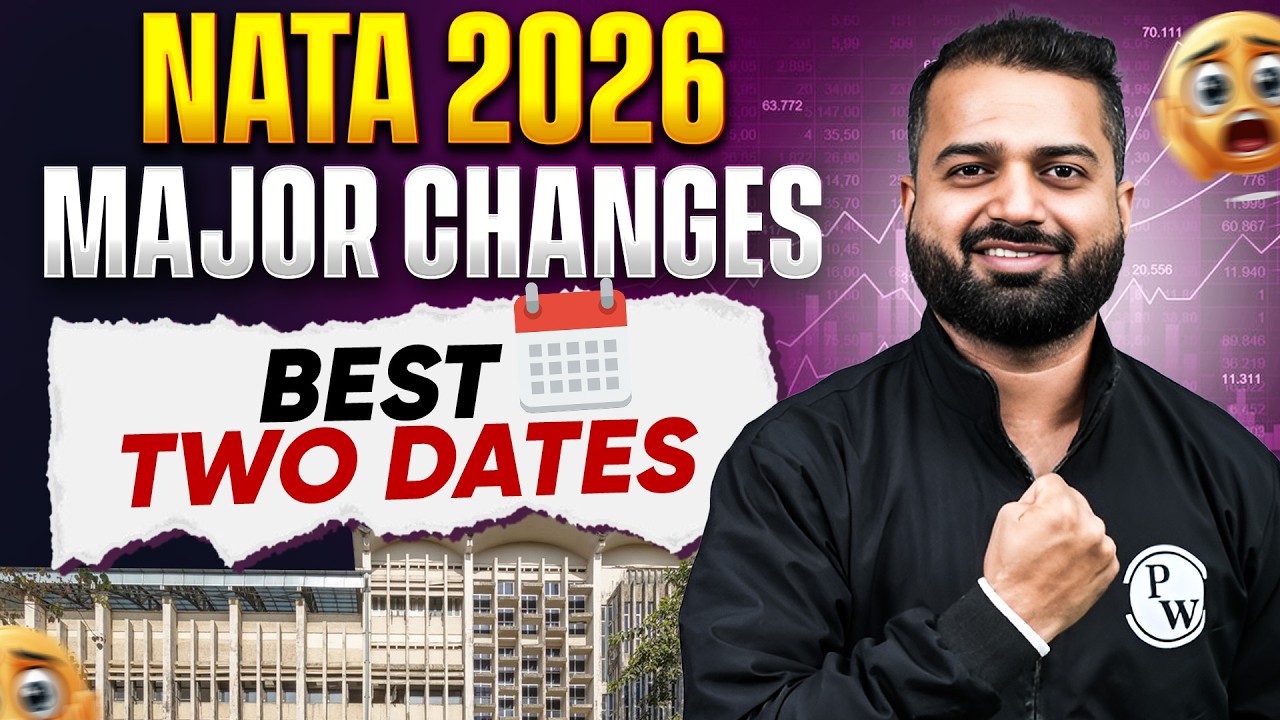 NATA 2026 Biggest Announcement 🚨 | Major Changes & Best Date to Attempt NATA Exam