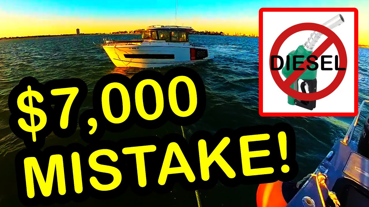 They Put HOW MUCH Diesel in a GAS Boat?! ($7,000 OOPS) | Tow 30ft Jeanneau