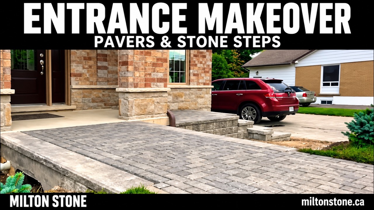 DFW Pavers | LANDSCAPE PROJECT - PAVERS,  STONE STEPS & CONCRETE  Outdoor Renovation Project