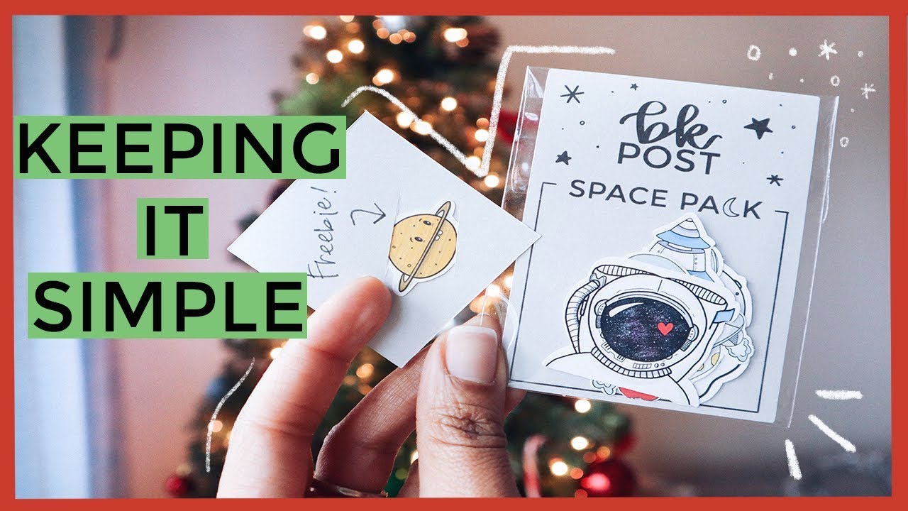 Vlogmas Day 13 🎄 | Handmaking sticker packaging + freebie holders!