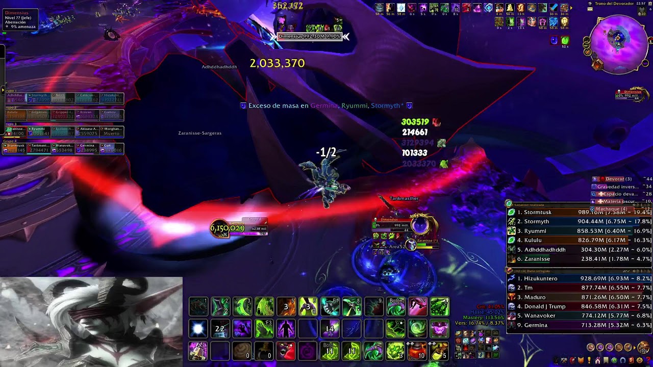 Havoc Demon Hunter Mythic run 7/8 M Dimensius
