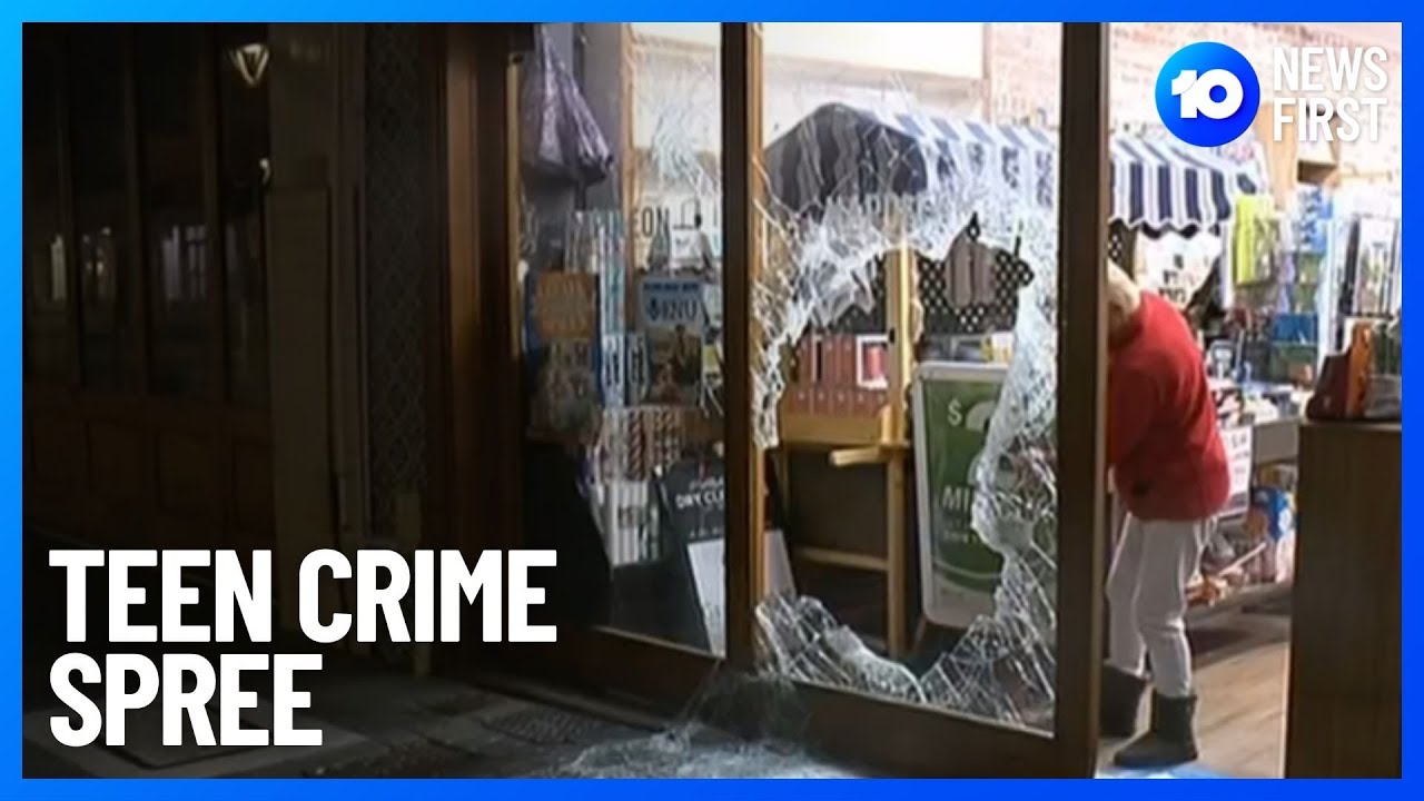 103 Charges For Five Teens Over Crime Spree | 10 News First