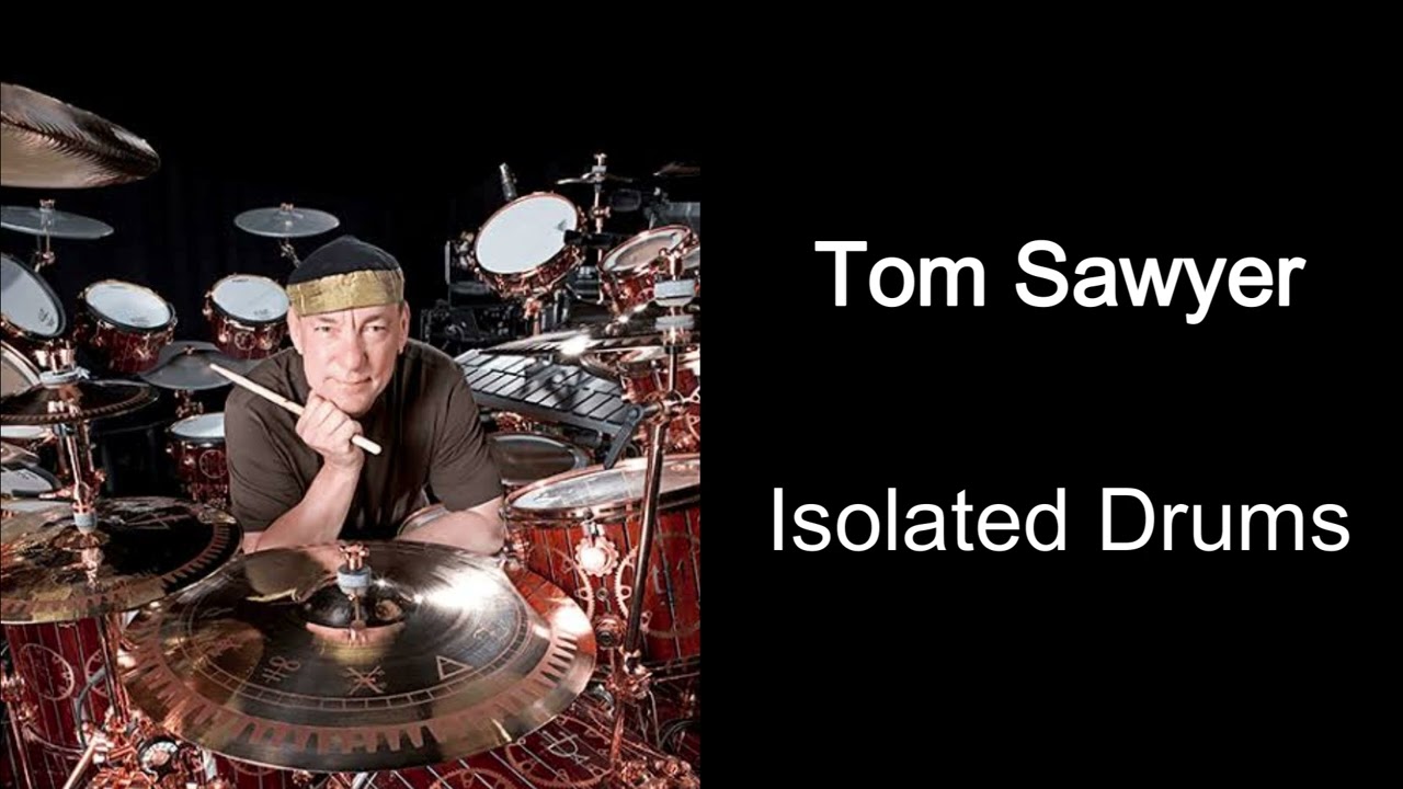 Rush Tom Sawyer Isolated Drums