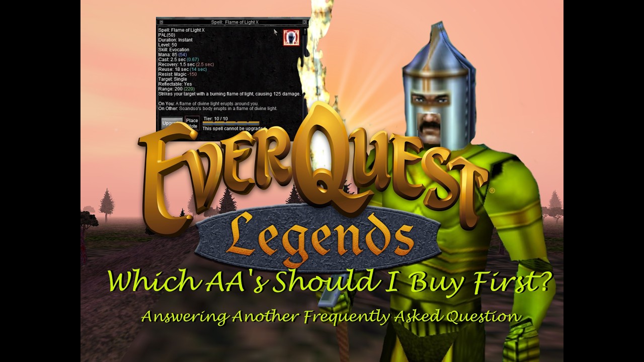 EQ Legends: Which AA's Should I Buy First? A Detailed Explanation
